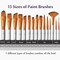 18Pack Oil Paint Brushes Sets Professional Artist Acrylic Brush Kits ( 15 Sizes )